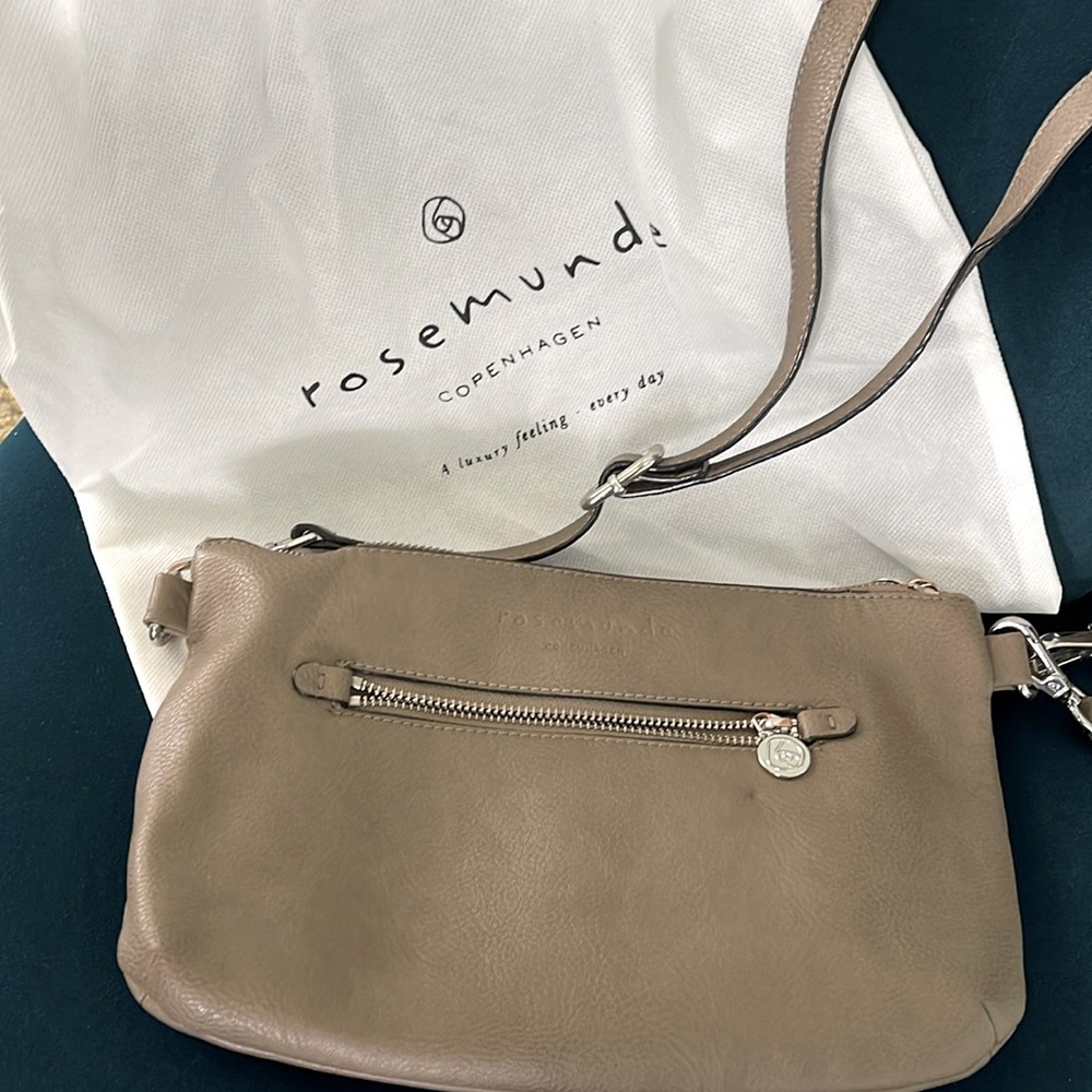 Rosemunde Boutique Handbag Crossbody with dustbag in taupe